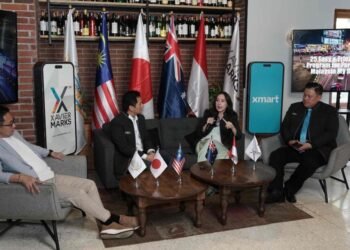 Stevie Lee eXecutive President Xavier Marks WellEstate Malaysia. [Foto. dok. Xavier Marks]