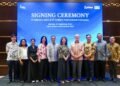 Signing Ceremony antara Astra Property dengan BTune dari Colliers Indonesia, Senin (28/9).