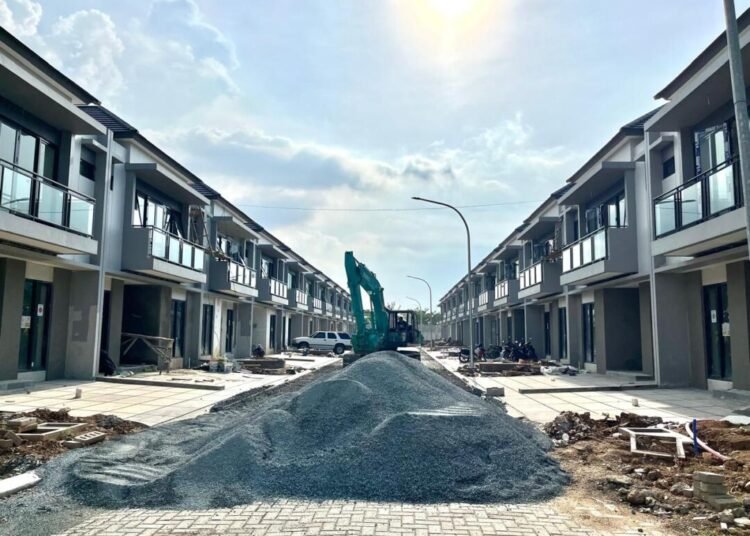 Ilustrasi Foto: Pembanguan klaster perumahan di township Paramount Petals. [Foto: dok. Propertiplus.id]